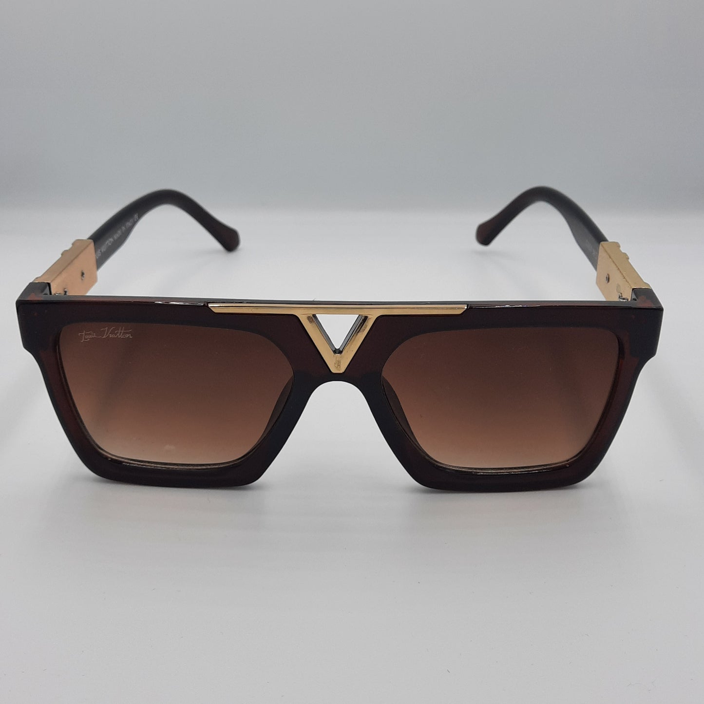 Solaires: LOUIS VUITTON 2105 marron/gold