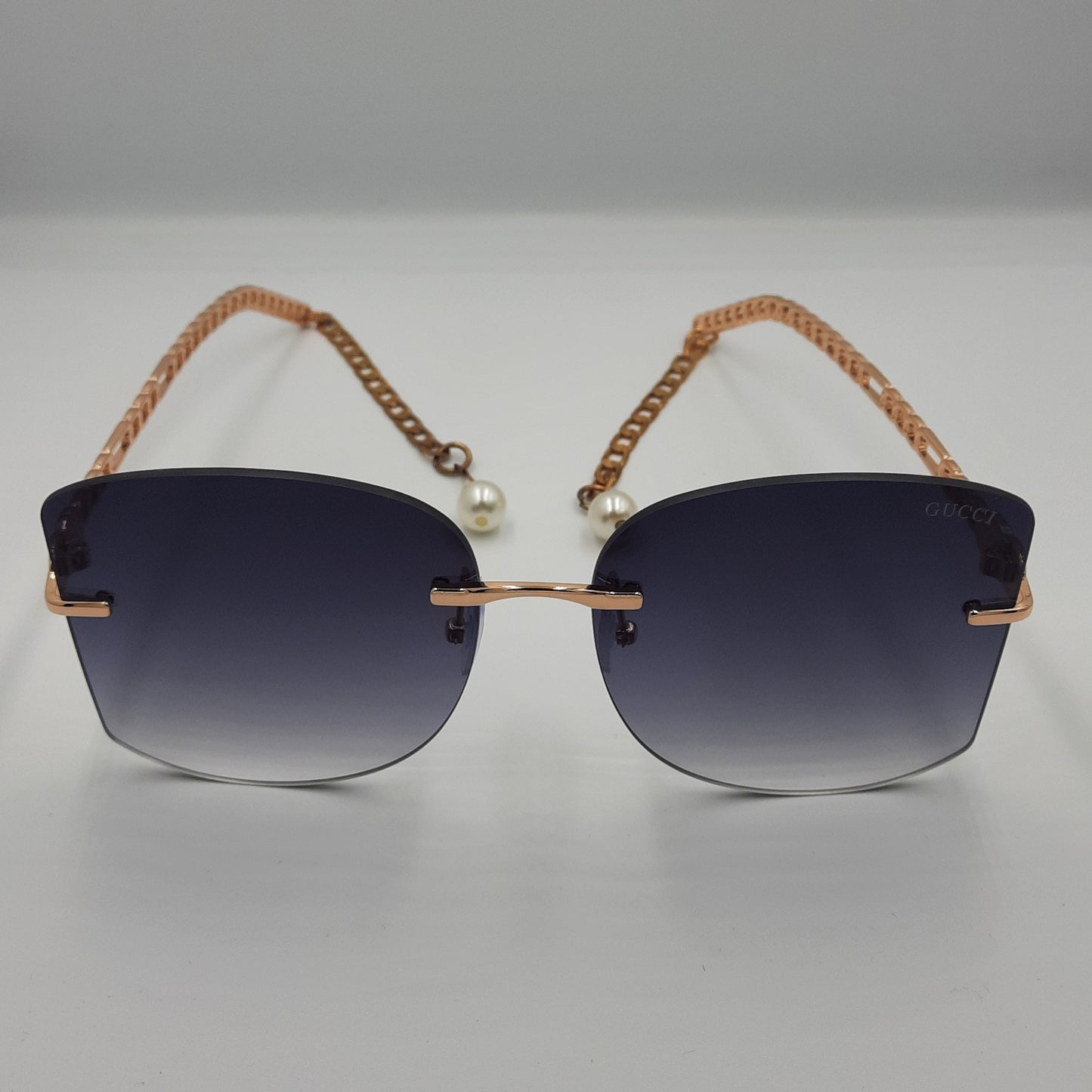 Solaires: GUCCI GRIS/NOIR gold