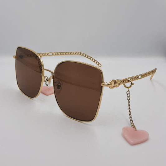 Solaires: GUCCI  marron gold