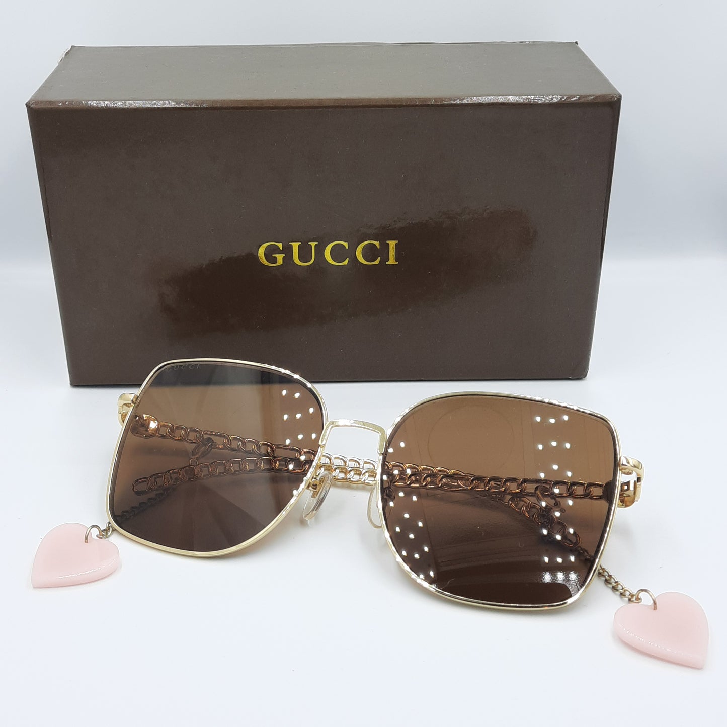 Solaires: GUCCI  marron gold