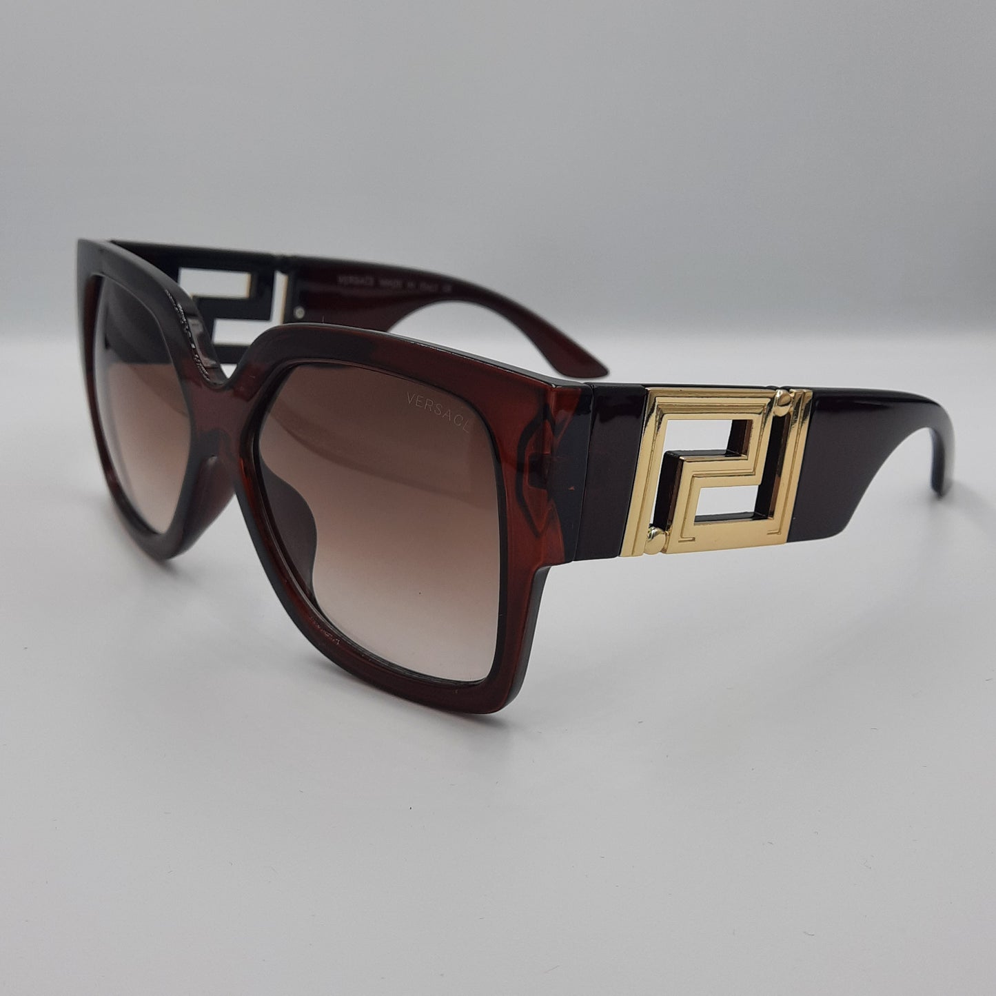 Solaires: VERSACE VE4402 Marron/GLD