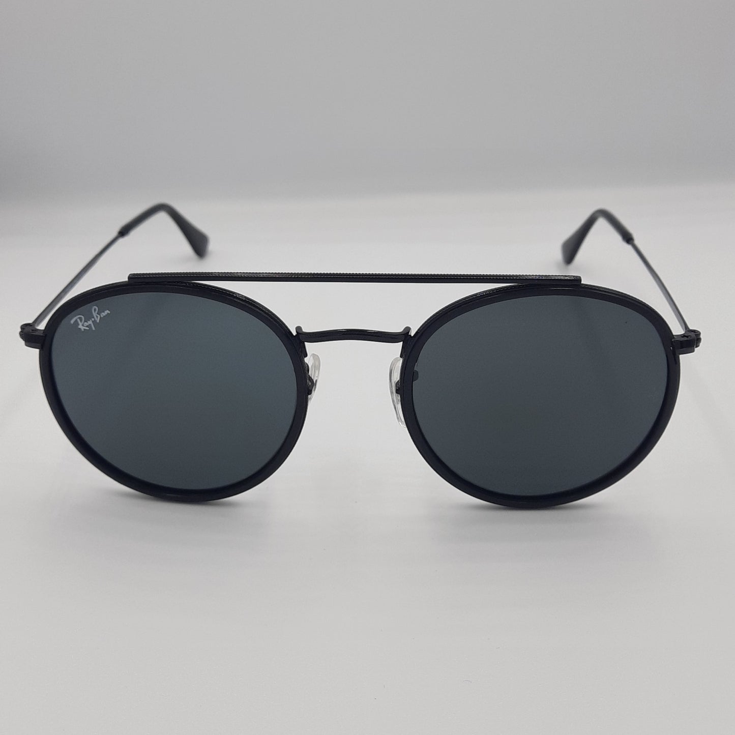 Solaires: RAYBAN round LUNETTE MAROC double bridge RB-3647 NOIR