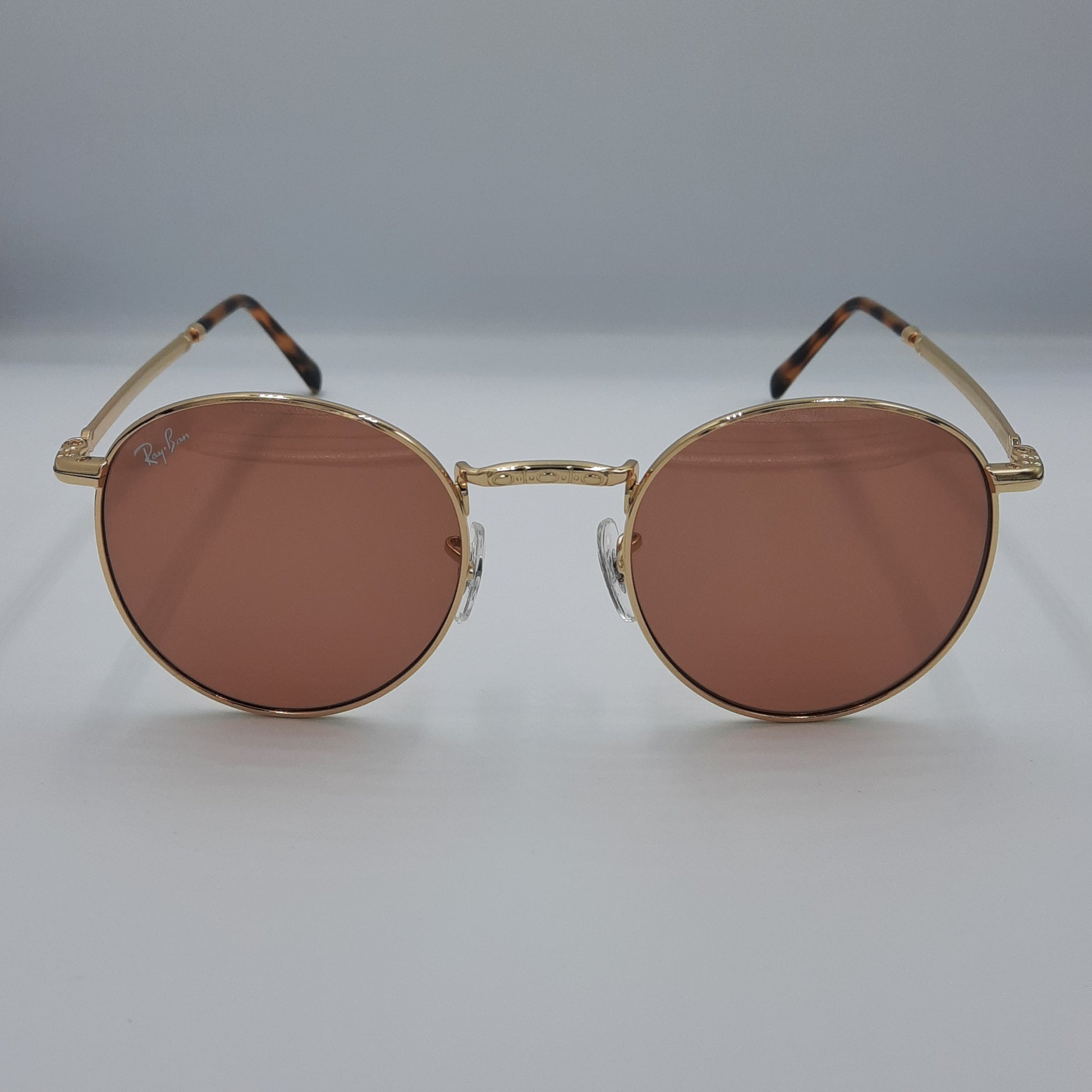 Solaires:  RAYBAN RB-3637 NEW ROUND gold/marron dégradé rond maroc lunette femme