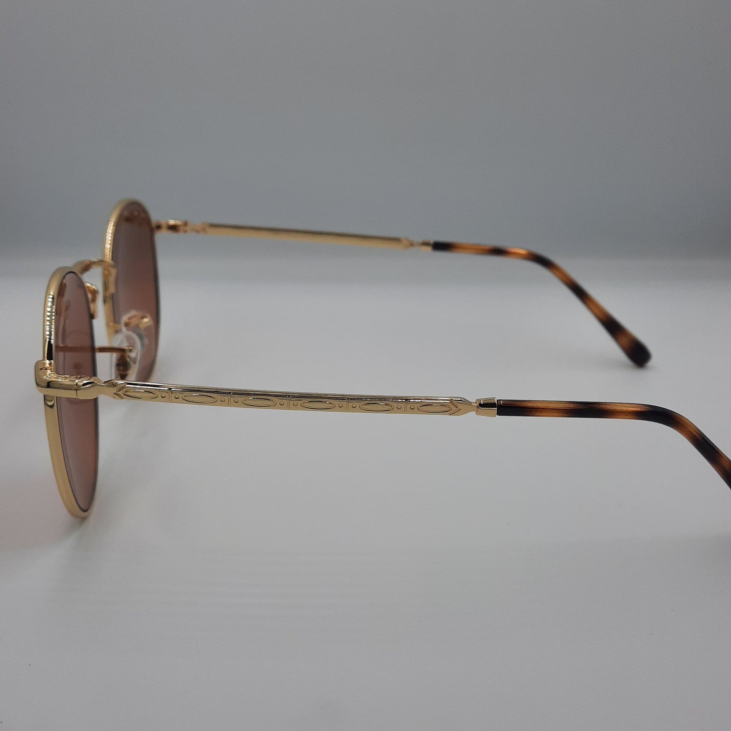 Solaires:  RAYBAN RB-3637 NEW ROUND Gold/Saumon rond