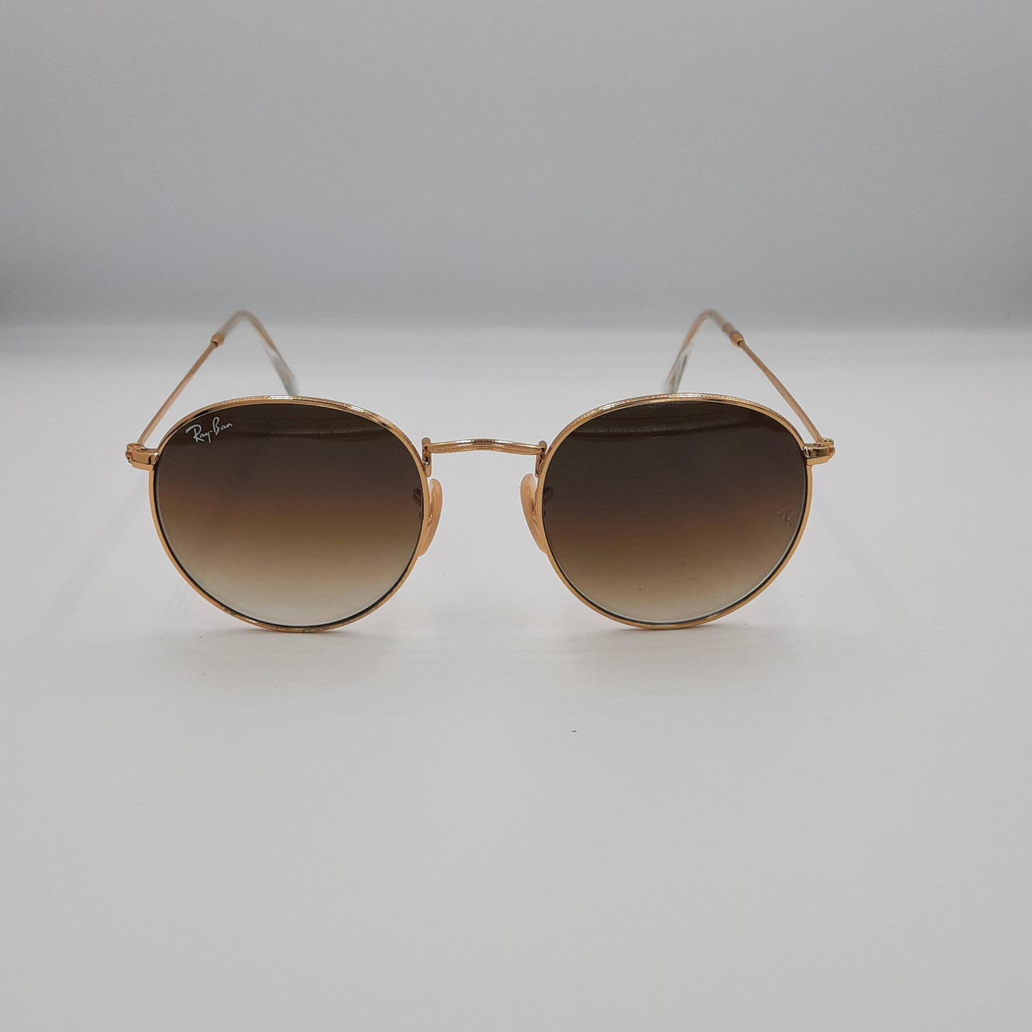 Solaires:  RAYBAN RB-3447 ROUND doré/marron deg rond