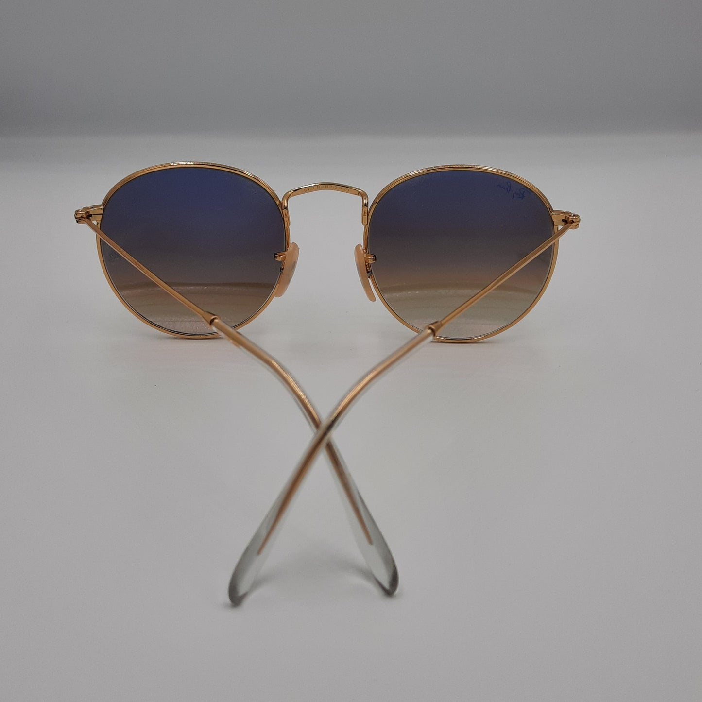 Solaires:  RAYBAN RB-3447 ROUND doré/marron deg rond