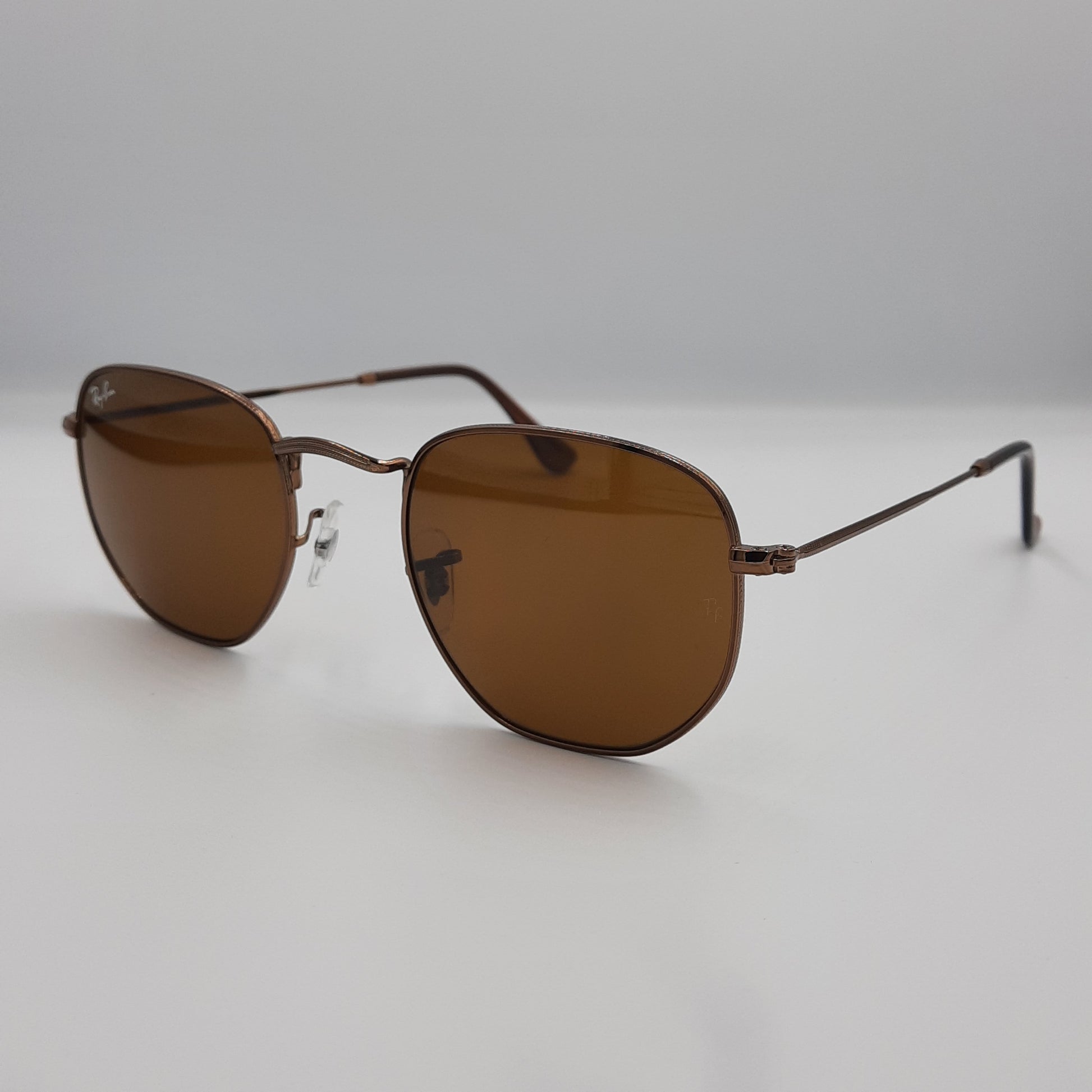 Solaires:  RAYBAN RB-3548 hexagonal marron MAROC