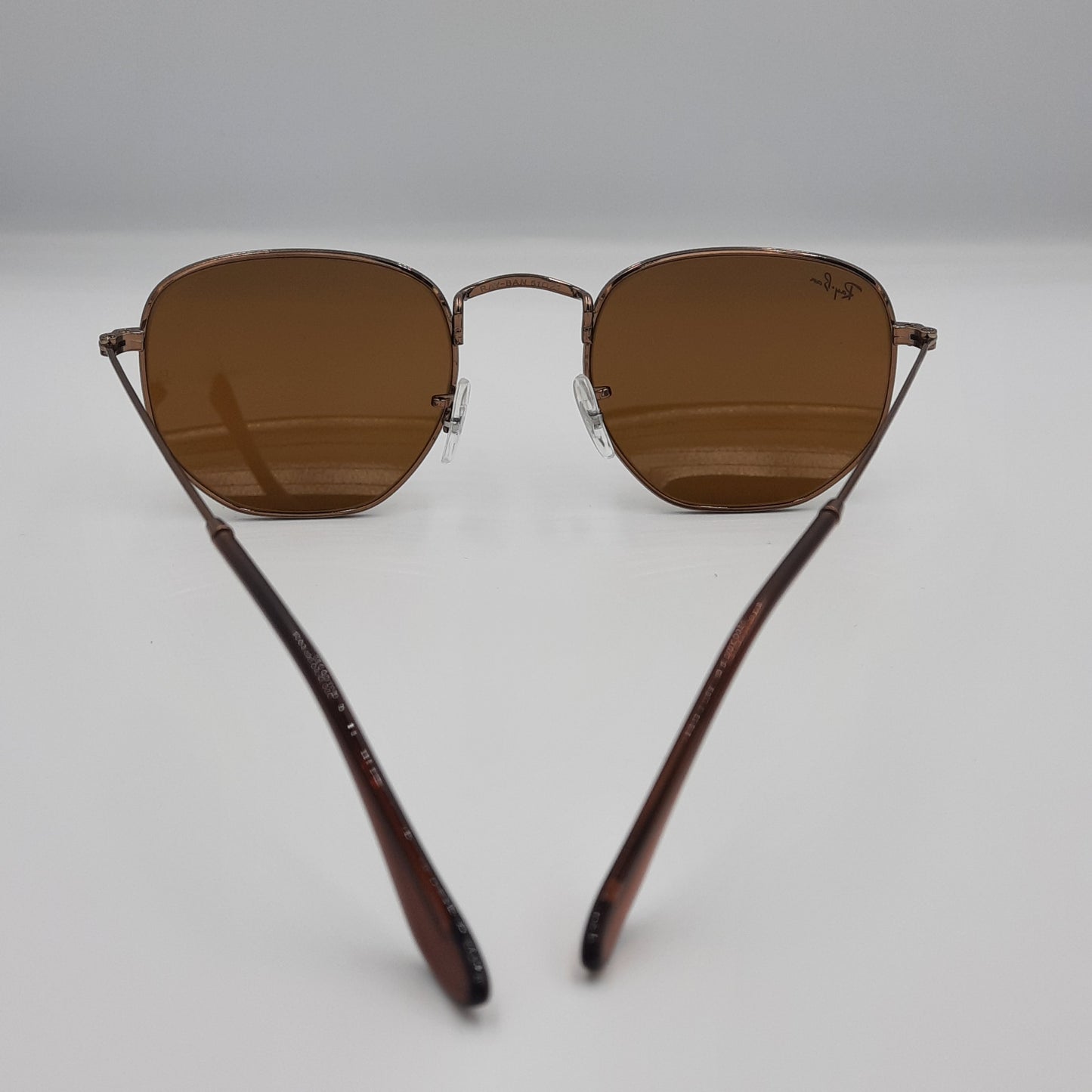 Solaires:  RAYBAN RB-3548 hexagonal marron