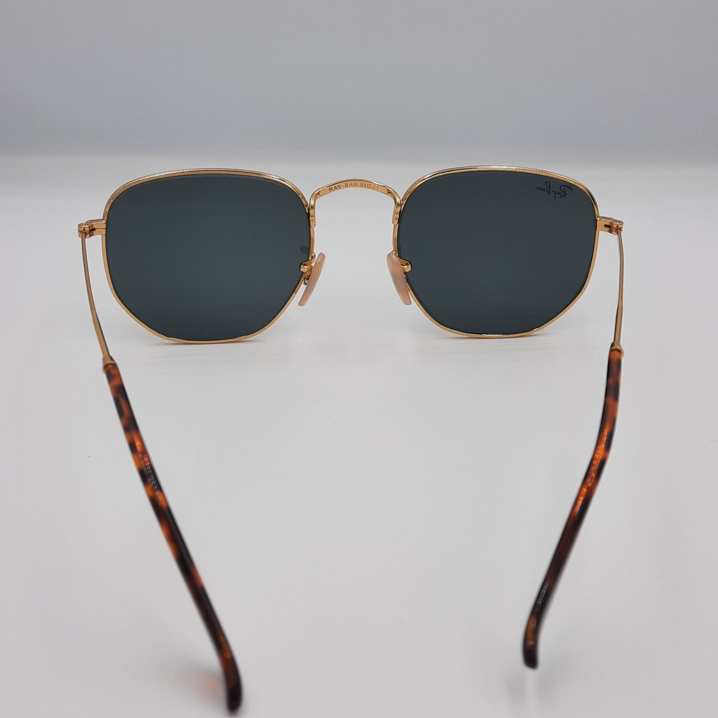 Solaires:  RAYBAN RB-3548 hexagonal Gold/NOIR