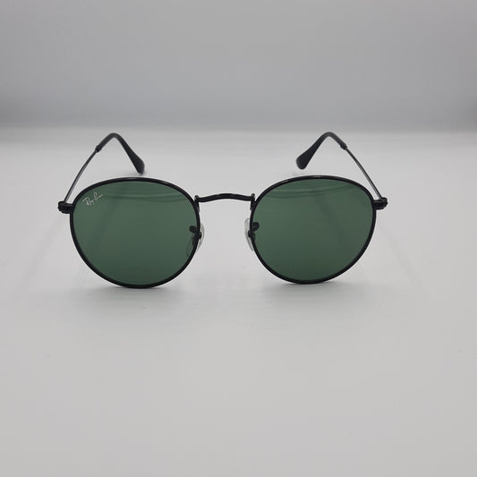 Solaires:  RAYBAN RB-3447 ROUND vert/Noir rond MAROC