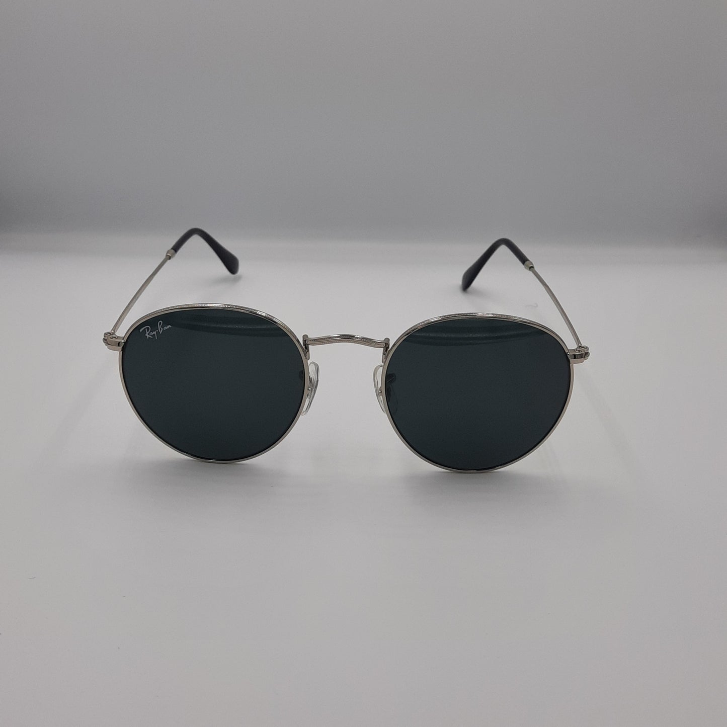 Solaires:  RAYBAN RB-3447 ROUND ARGENT/Noir rond