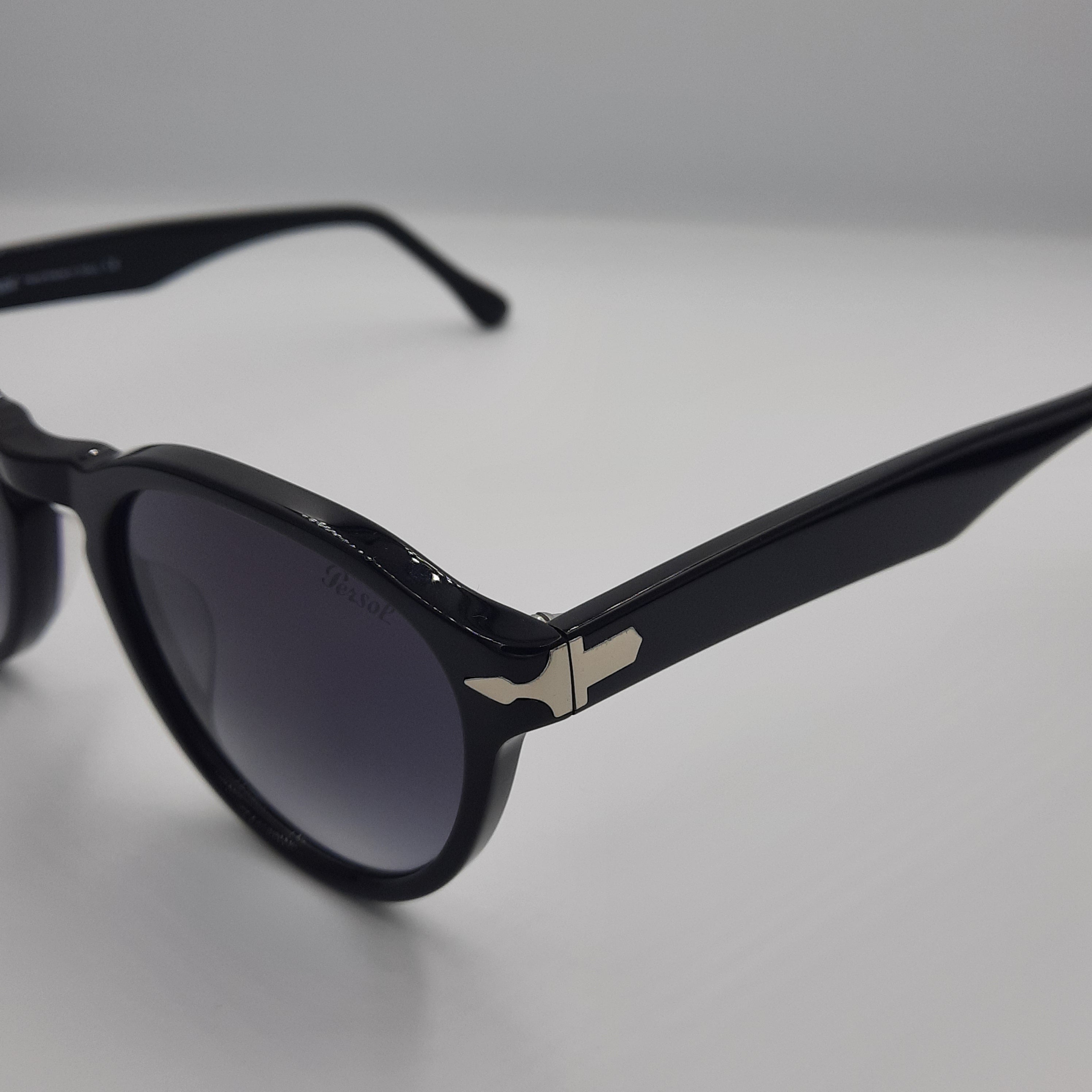 Solaires PERSOL noir argent