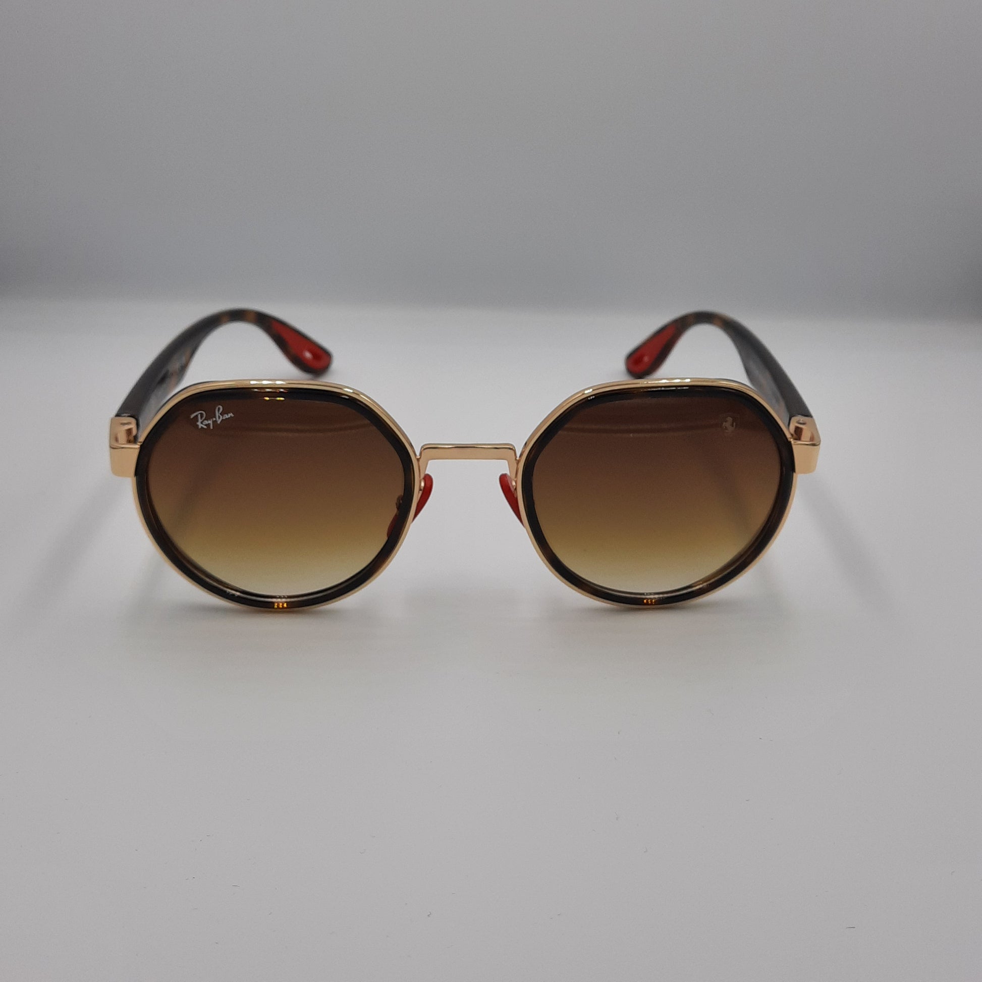 Solaires: RAYBAN FERRARI RB-3703 Doré/havane/marron dégradé rouge maroc prix pas cher acheter