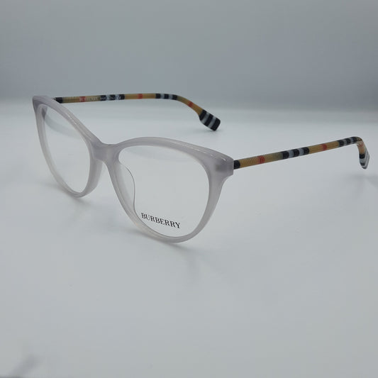 Lunette optique Burberry: blanc trns maroc