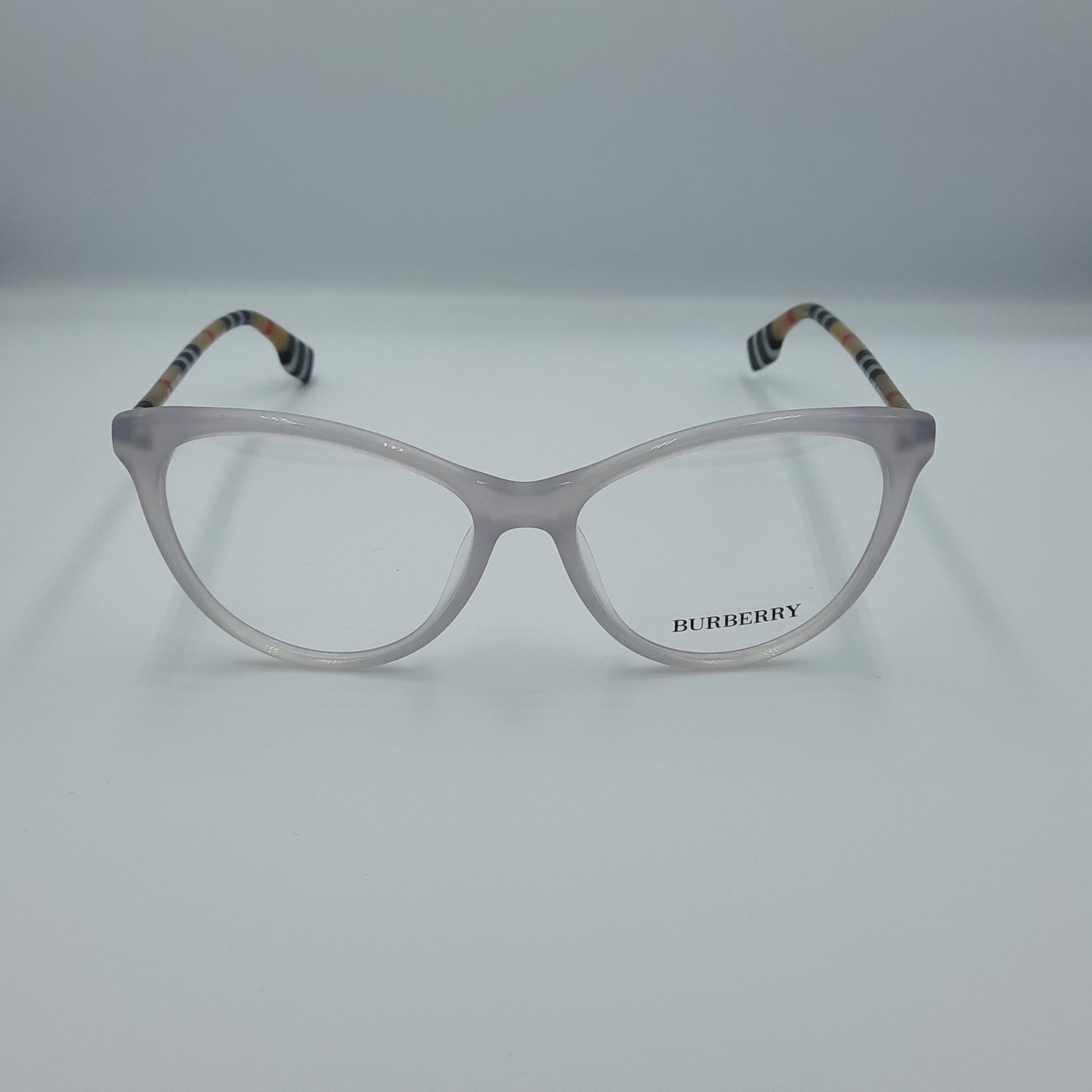 Lunette optique Burberry: blanc trns maroc