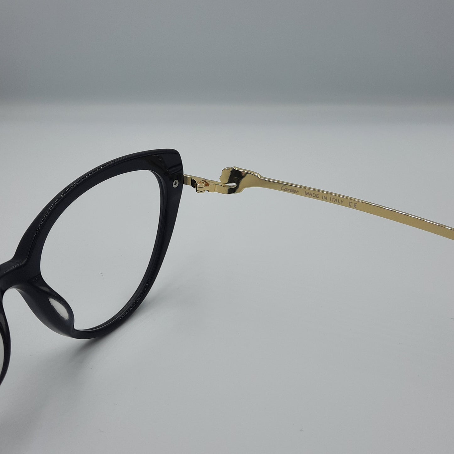 Lunette optique Cartier: Doré/NOIR