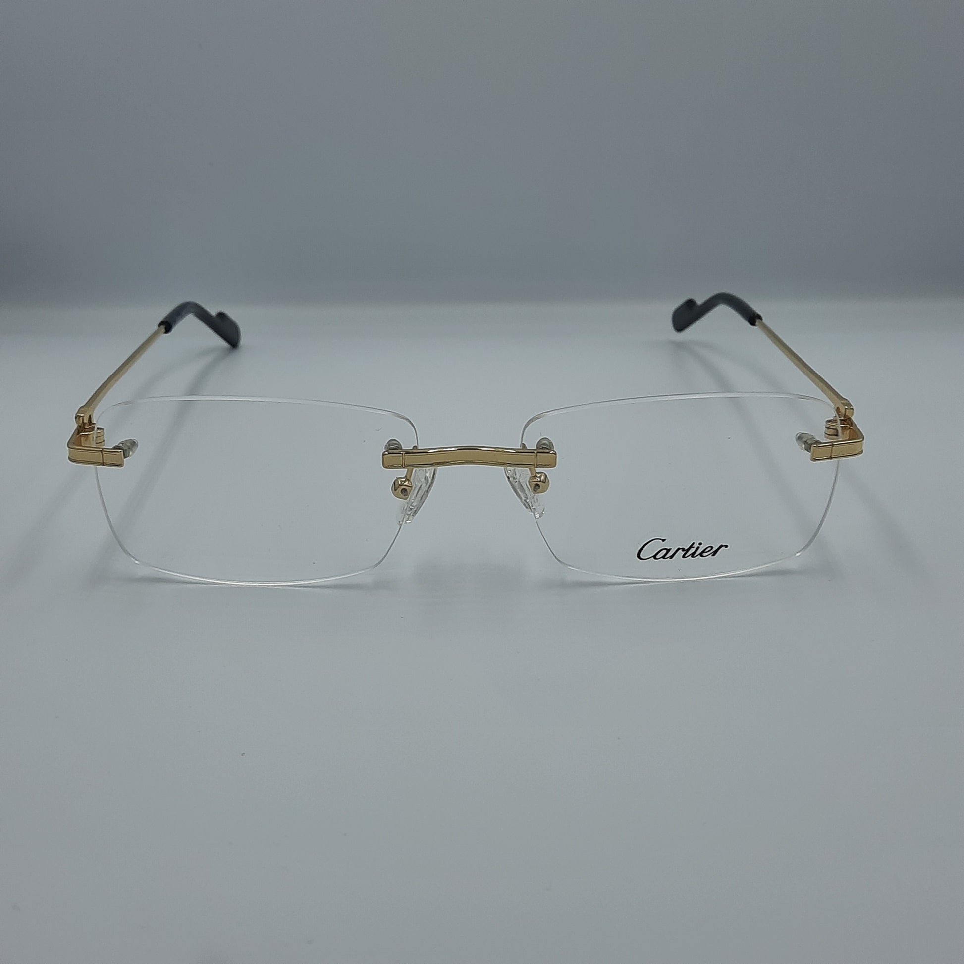 lunette vue homme maroc Lunette optique percée Cartier: doré havane