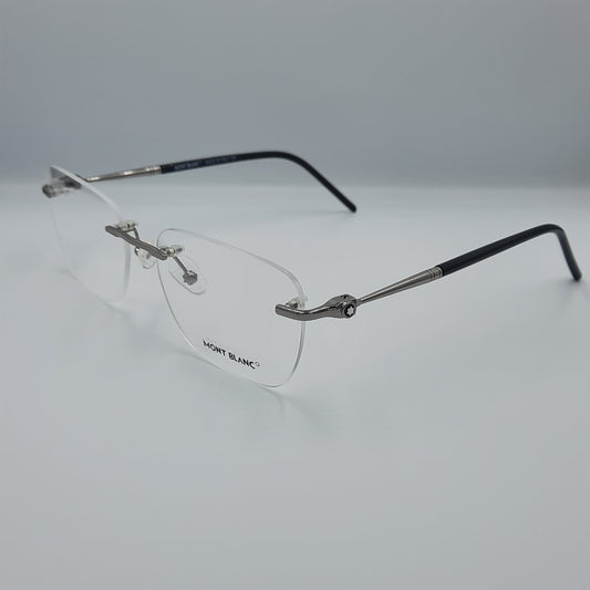 lunette vue maroc homme femme Lunette optique percée Mont Blanc: argent noir