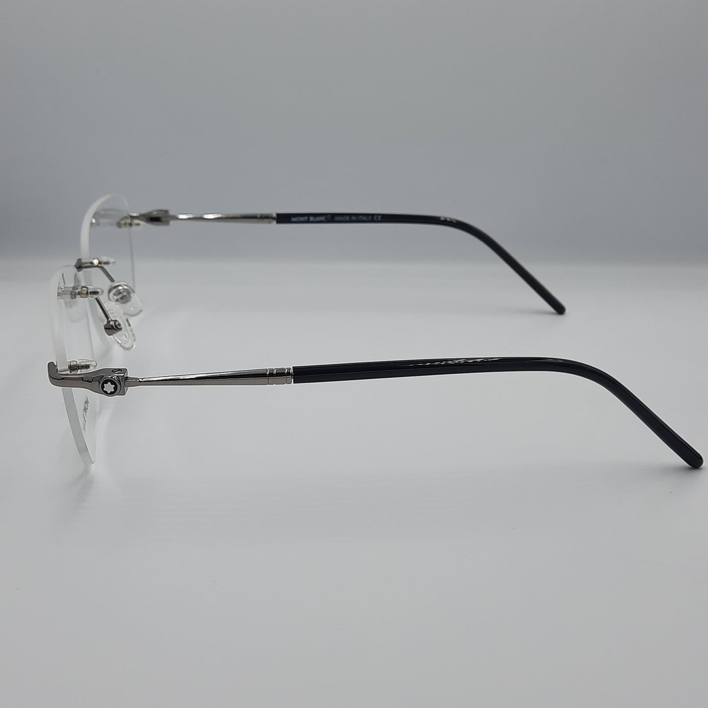 lunette vue maroc homme femme Lunette optique percée Mont Blanc: argent noi