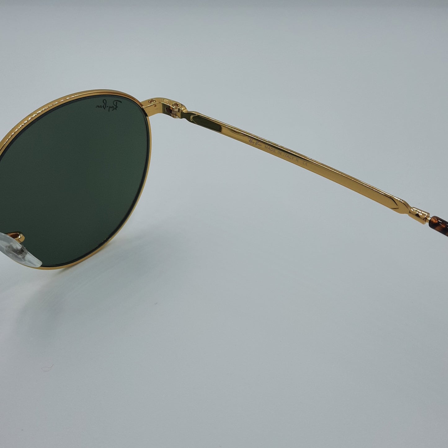 Solaires:  RAYBAN RB-3637 NEW ROUND doré vert rond