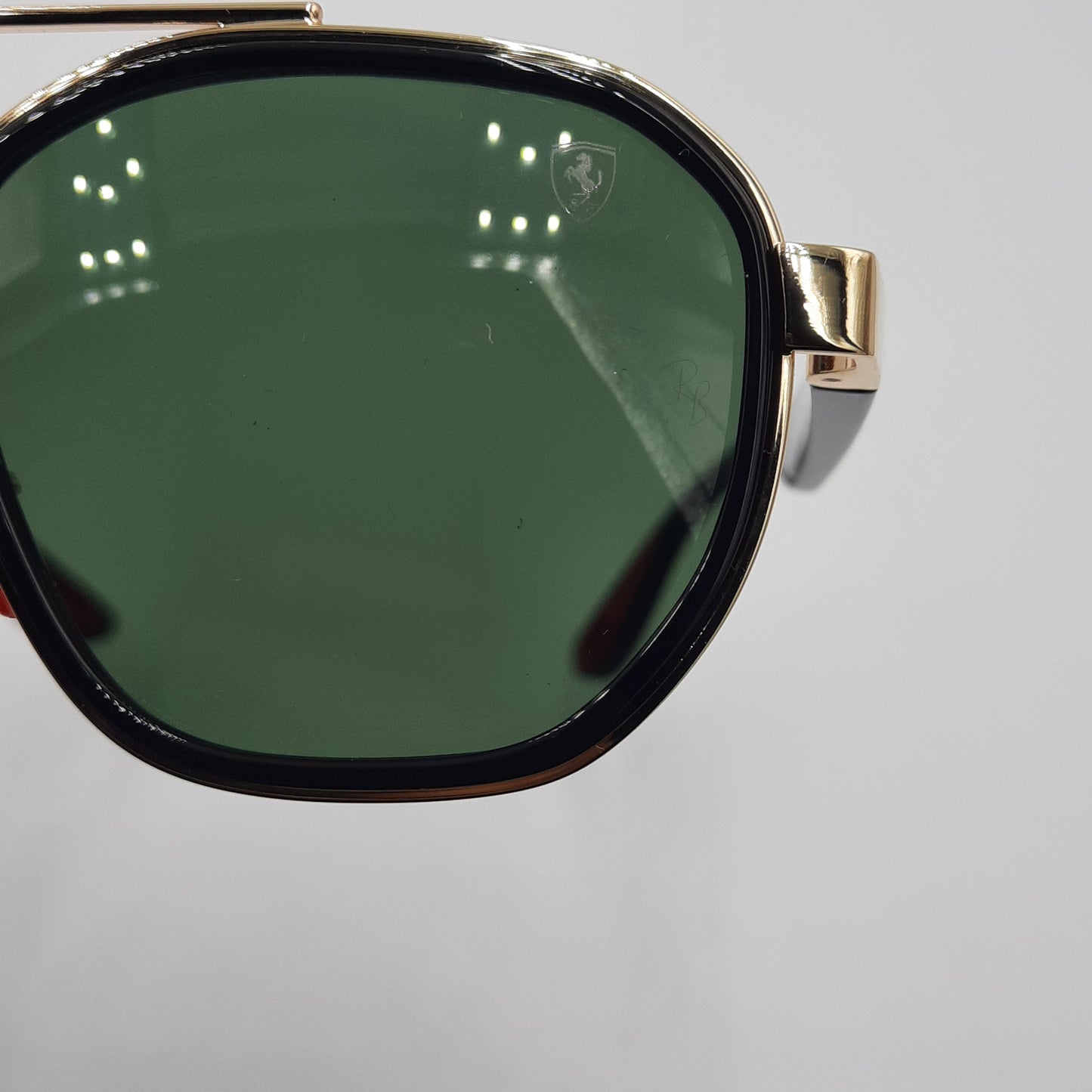 Solaires: RAYBAN FERRARI RB-3676 vert/noir/doré rouge