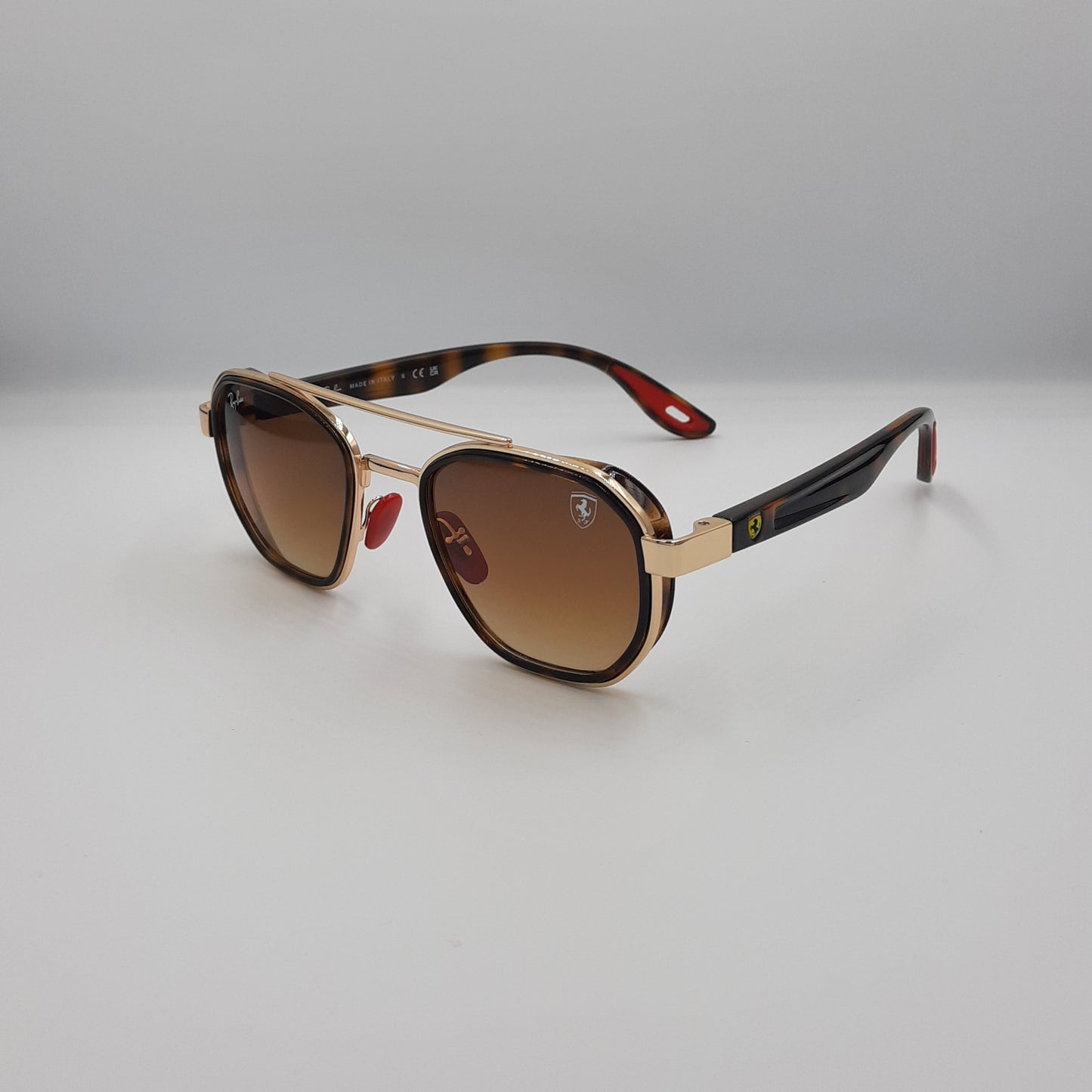 Ray ban maroc acheter pas cher original homme femme lunette de soleil marron ferrari