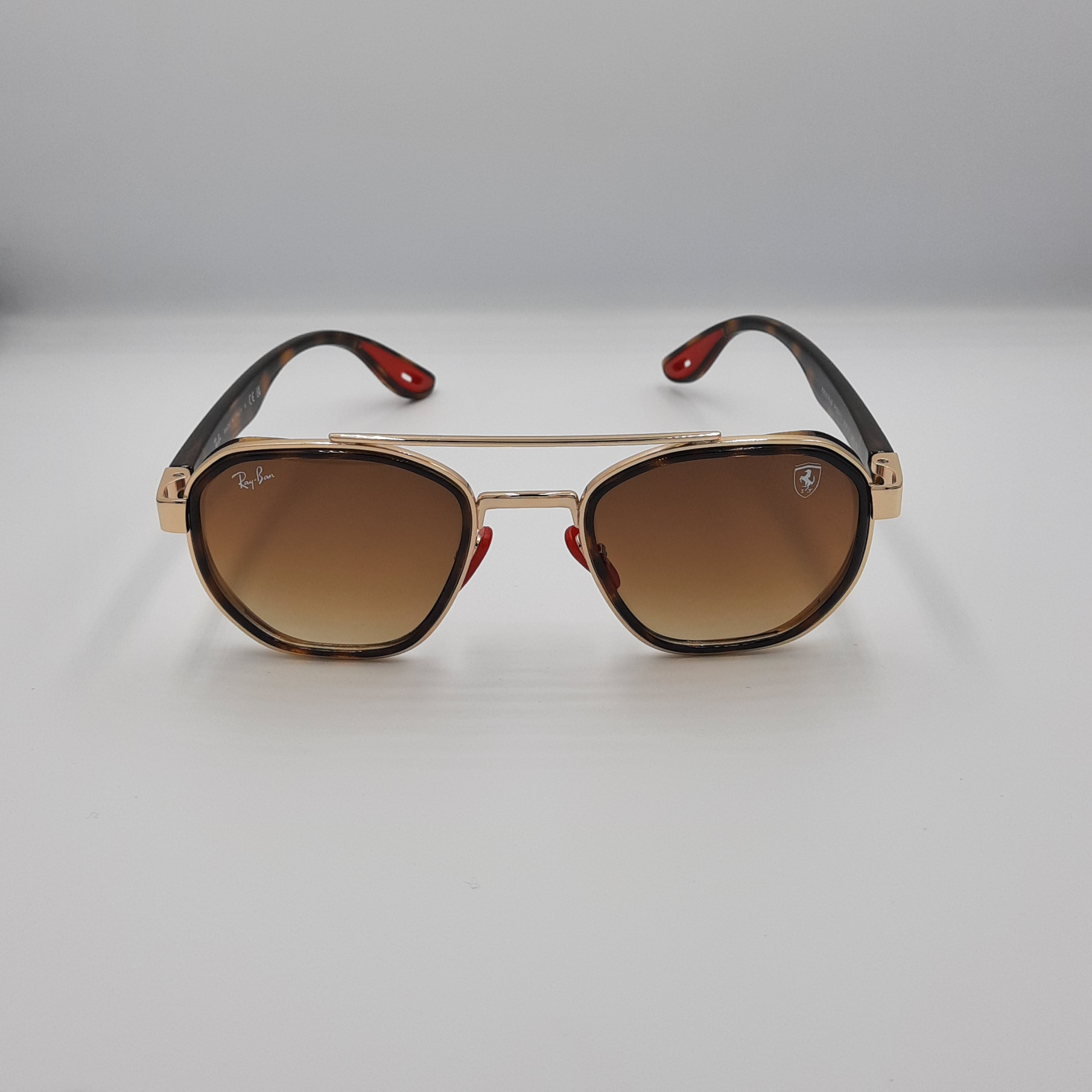 Solaires RAYBAN FERRARI RB 3676 marron havane dore