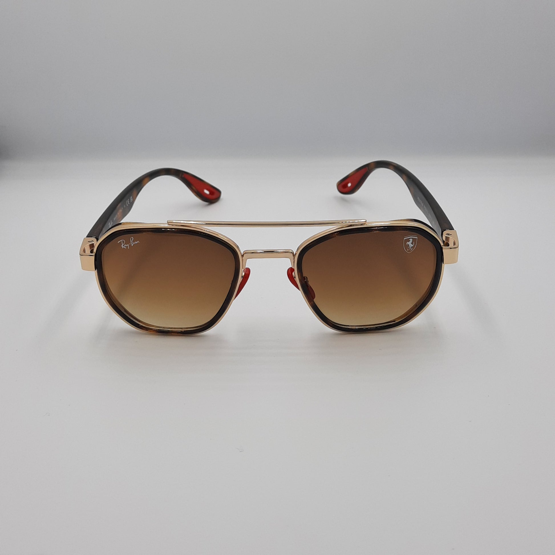 Ferrari Ray ban maroc acheter pas cher original homme femme lunette de soleil marron