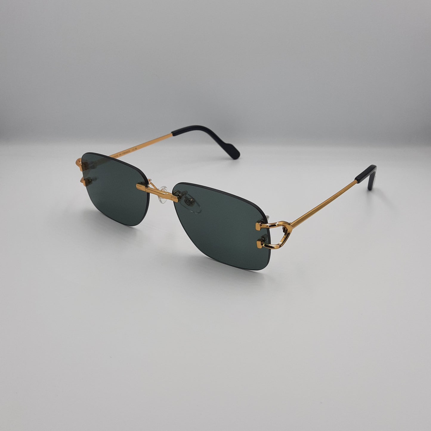 Solaires: CARTIER CT0330S doré vert foncé noir