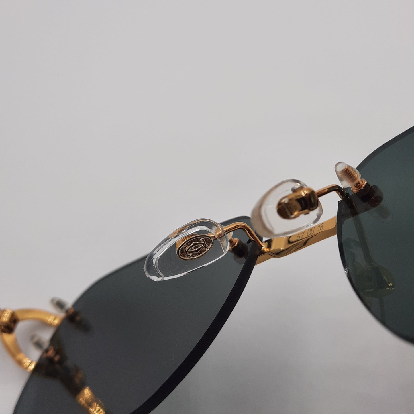 Solaires: CARTIER CT0330S doré vert foncé noir