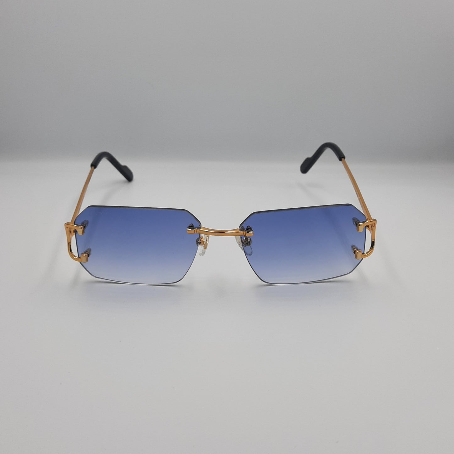 Solaires: CARTIER CT0336S doré bleu ciel