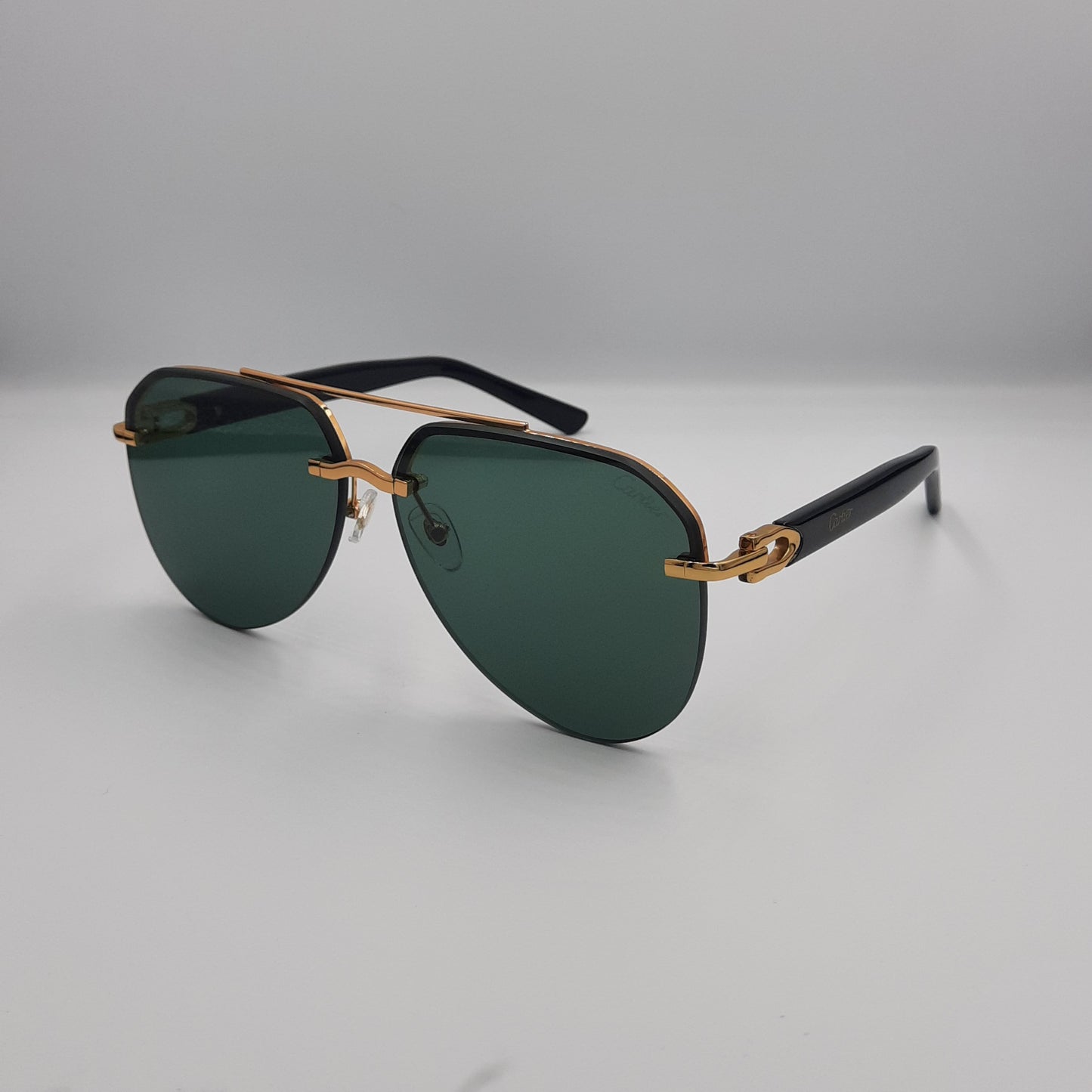 Solaires: CARTIER CT0275S noir vert doré