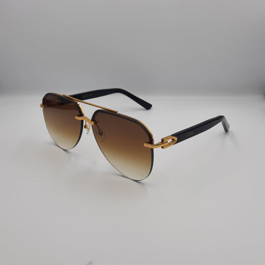 Solaires: CARTIER CT0275S noir marron dégradé