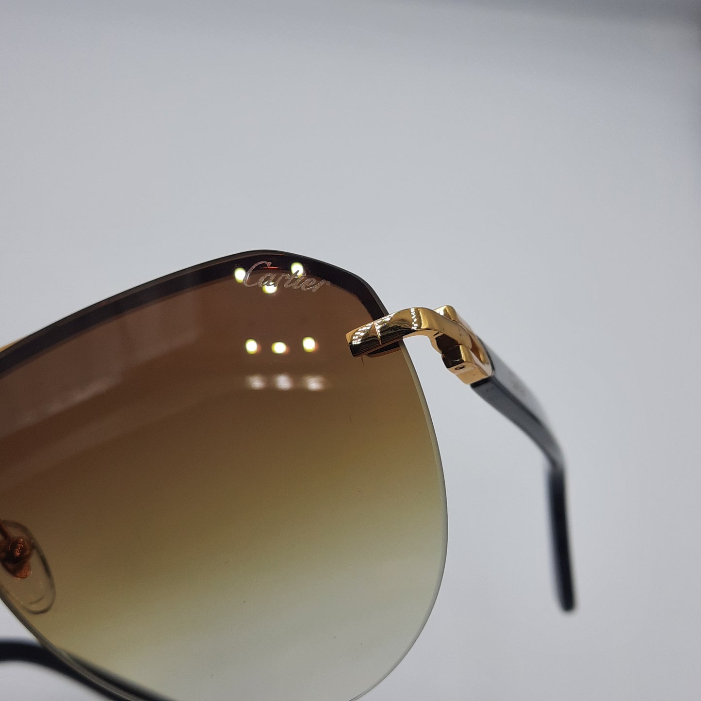 Solaires: CARTIER CT0275S noir marron dégradé