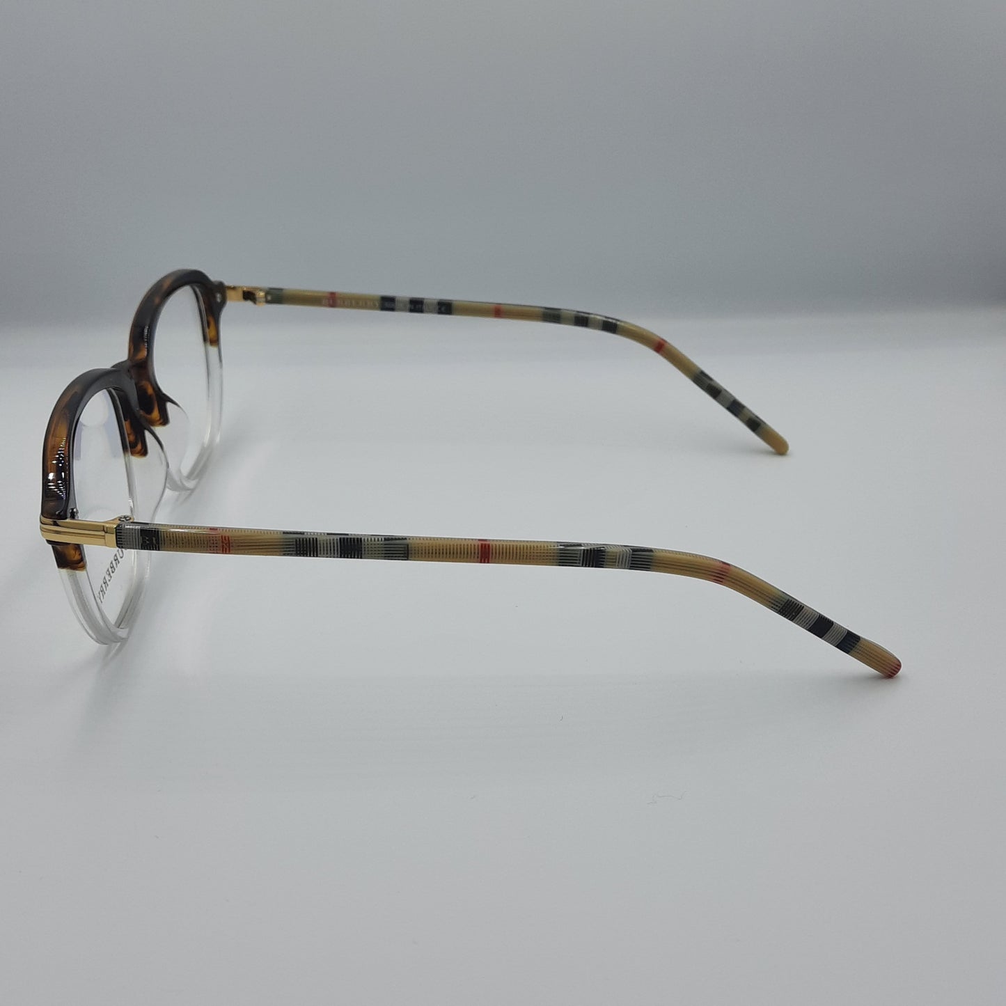 Lunette optique Burberry:MARRON  blanc trns