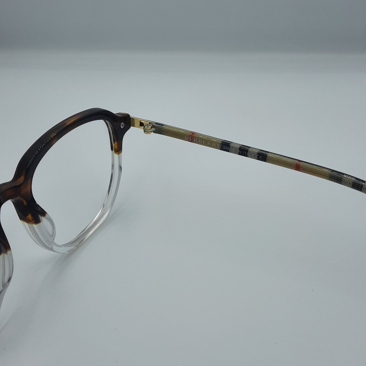 Lunette optique Burberry:MARRON  blanc trns