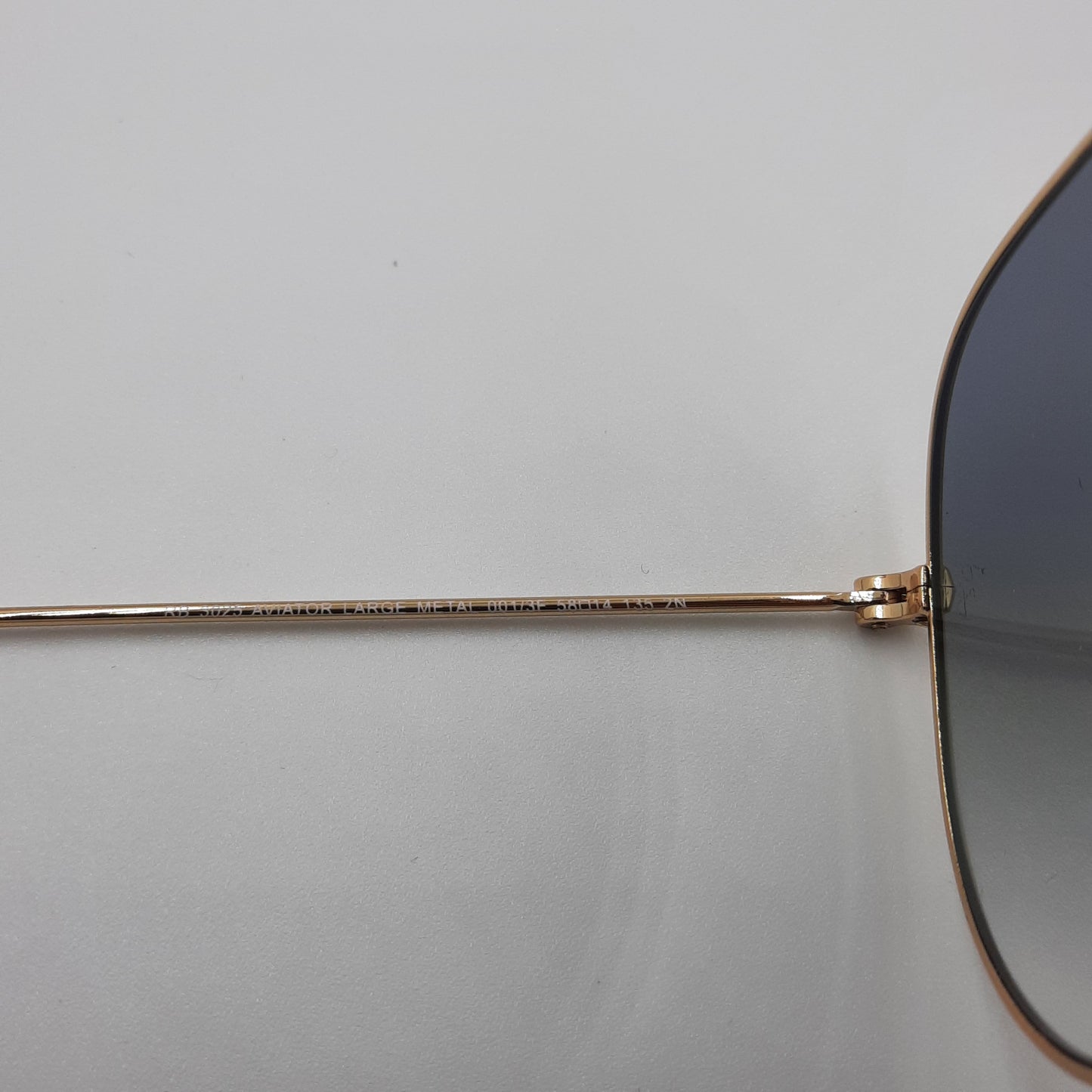 Solaires:  RAYBAN AVIATOR CLASSIC RB-3025 Gold/BLEU Dégradé saumon