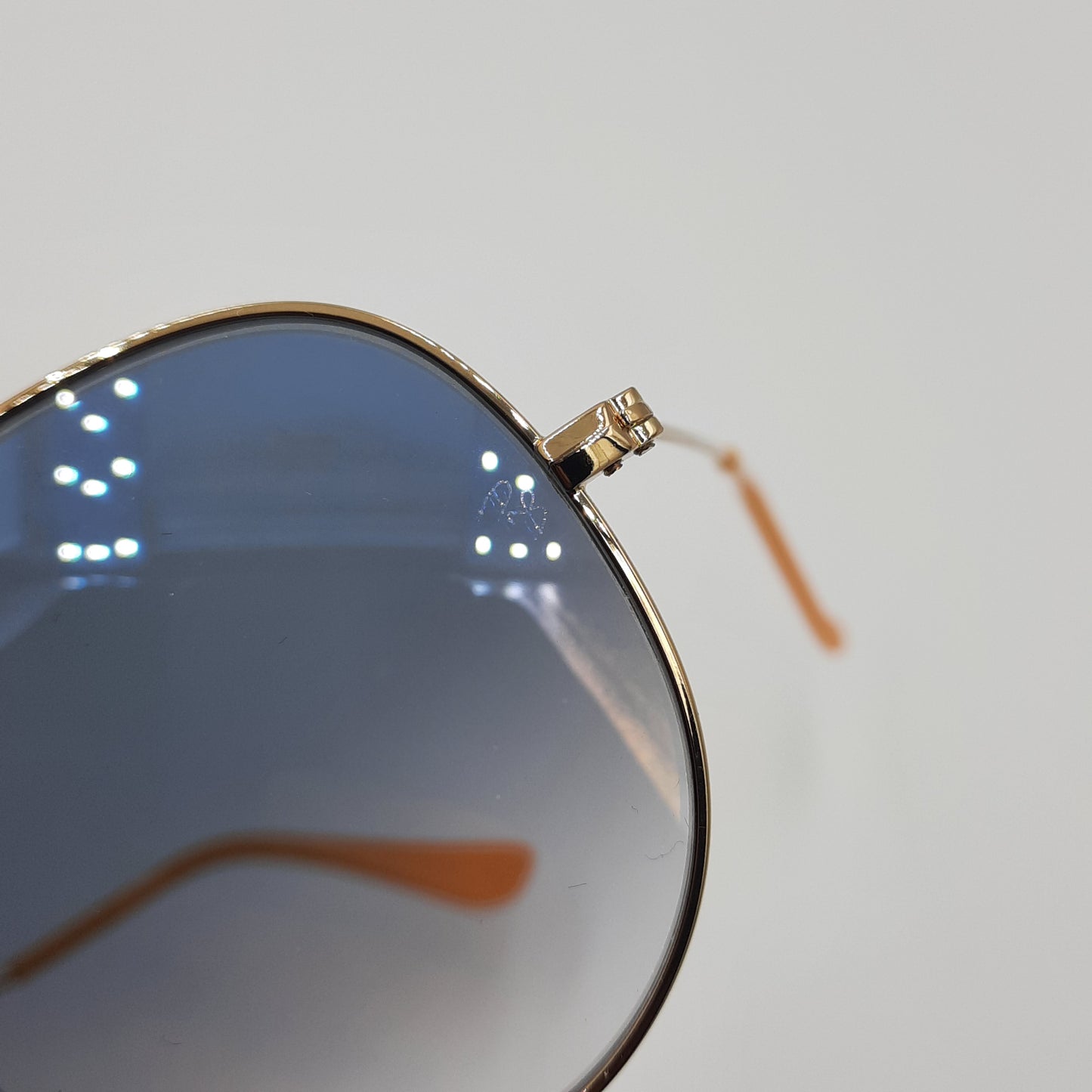 Solaires:  RAYBAN AVIATOR CLASSIC RB-3025 Gold/BLEU Dégradé saumon