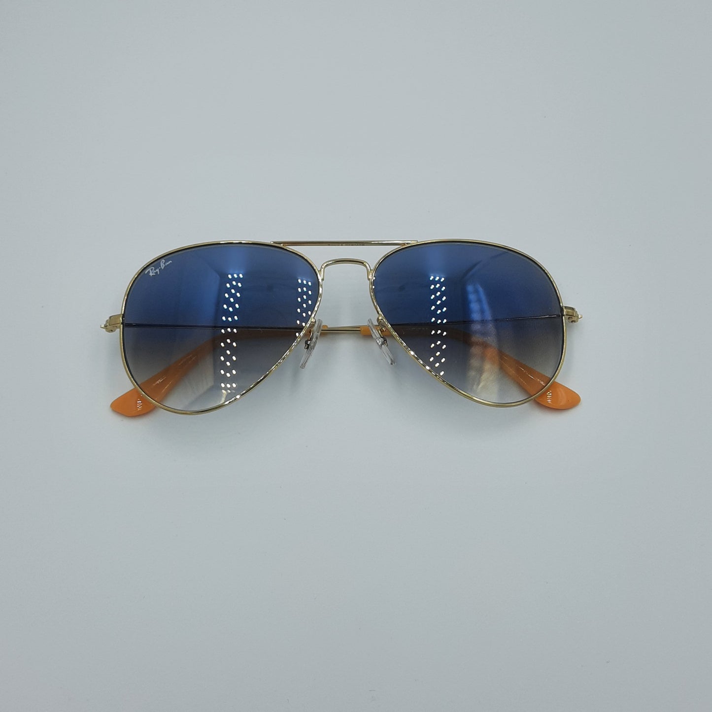 Solaires:  RAYBAN AVIATOR CLASSIC RB-3025 Gold/BLEU Dégradé saumon