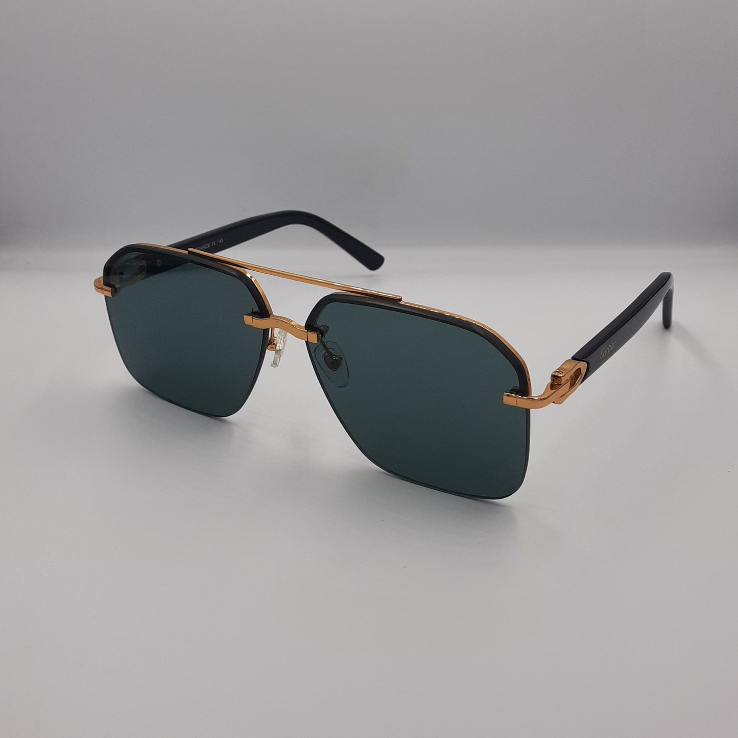 Solaires: CARTIER CT0276S noir doré vert
