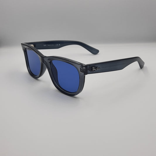Solaires: RAYBAN RBR0502S Wayfarer REVERSE bleu gris