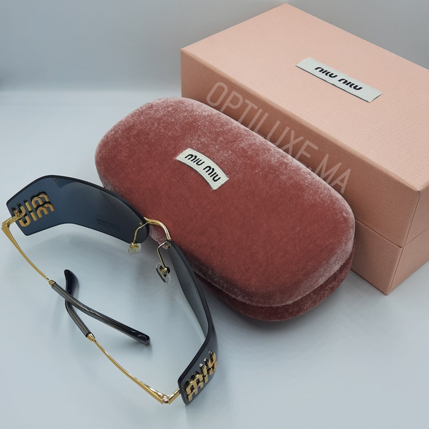 Solaires: MIUMIU MU54YS Noir/GOLD