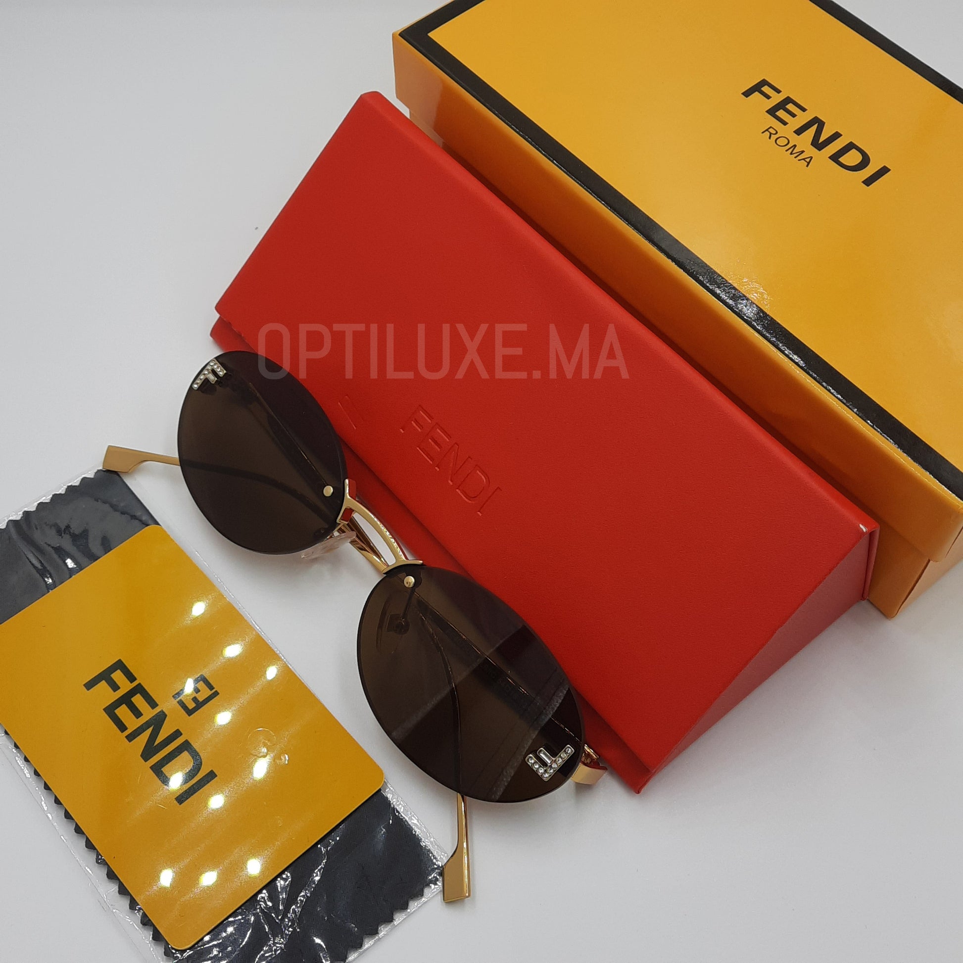 Lunette fendi first crystal ff maroc prix pas cher femme