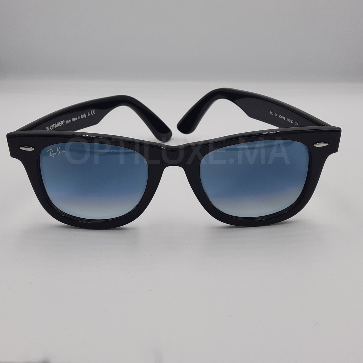 Solaires: RAYBAN Wayfarer Classic RB2140 NOIR BLEU DEG