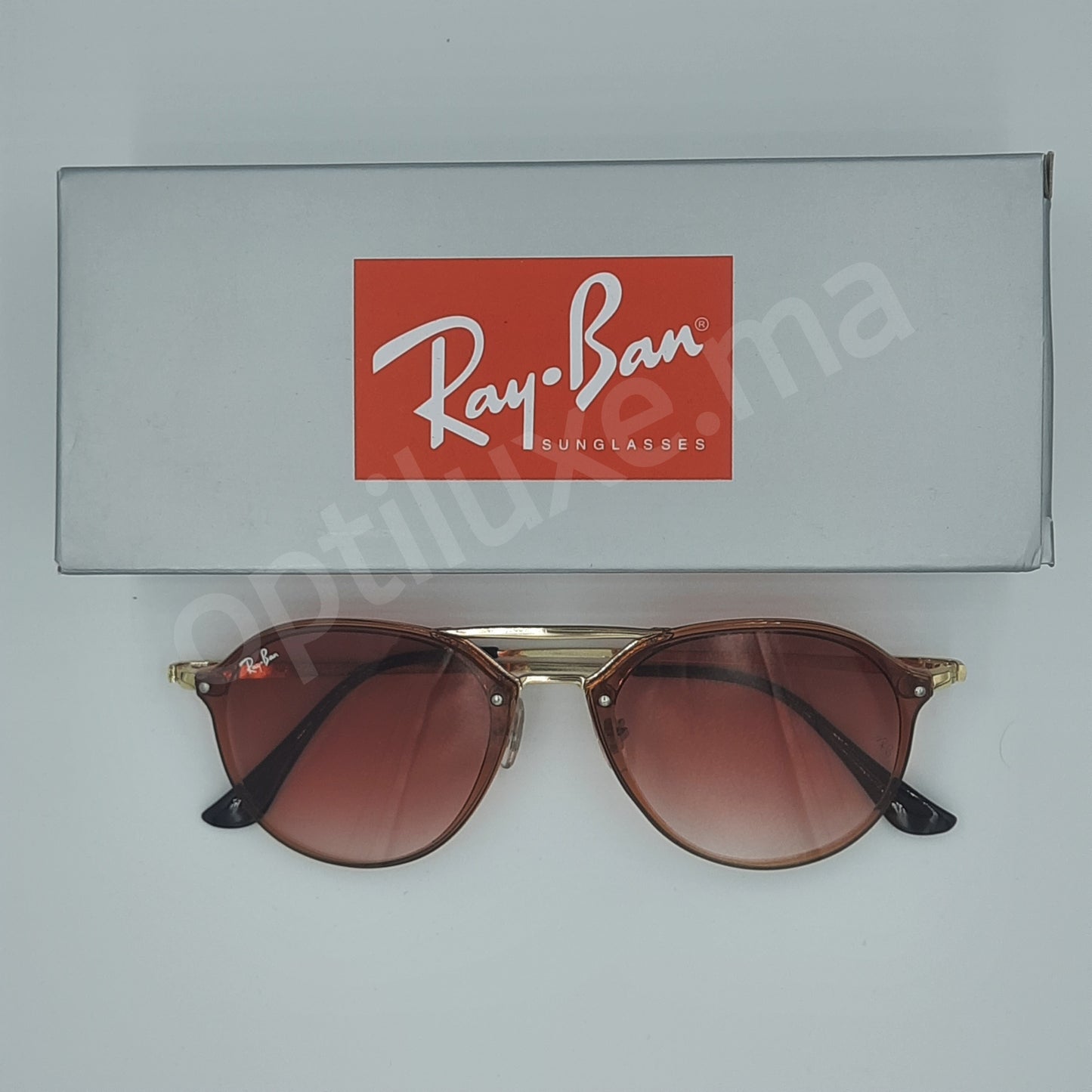 Solaires: Blaze double bridge  RB-4292n Gold/Rose