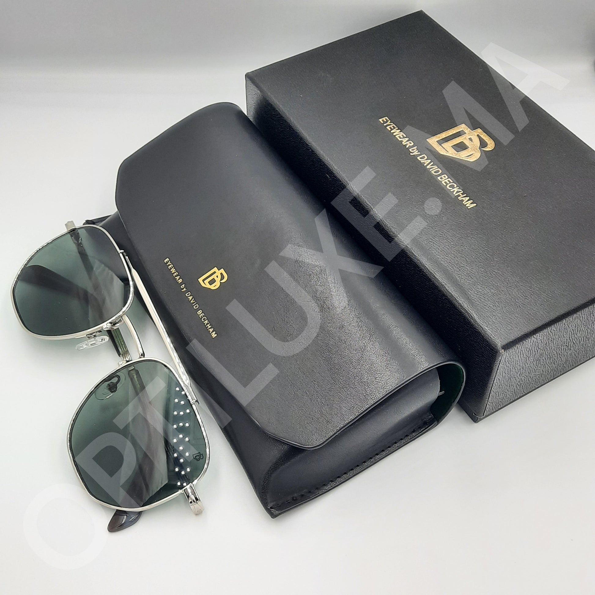 lunette de soleil maroc marshall prix pas cher Solaire: David-BECKHAM DB1079/S ARGENT/Vert