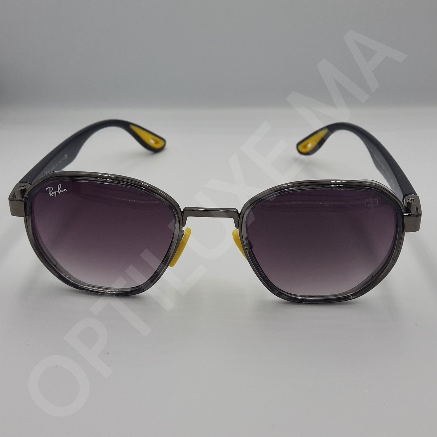 Solaires: RAYBAN FERRARI RB-3674 jaune/Gris noir dégradé