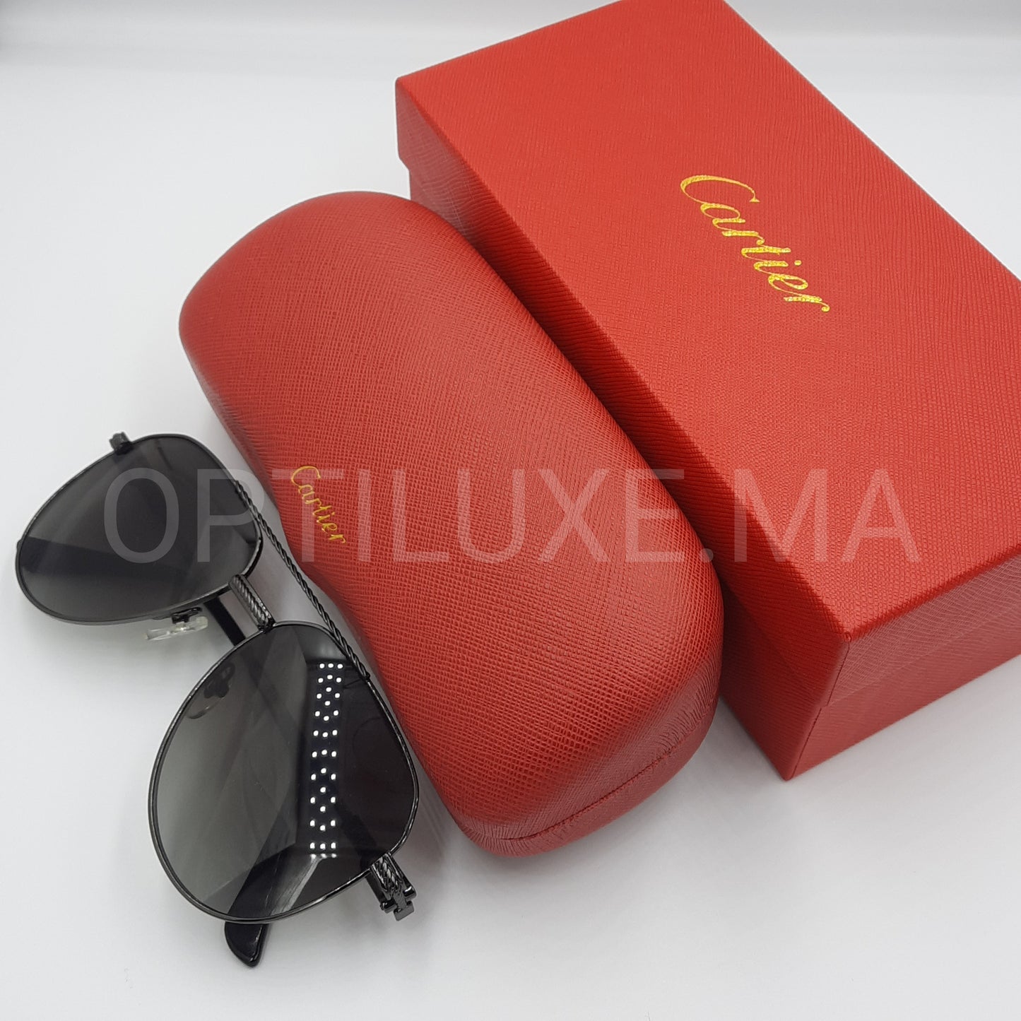 Acheter commander ligne lunette cartier noir aviator prix maroc