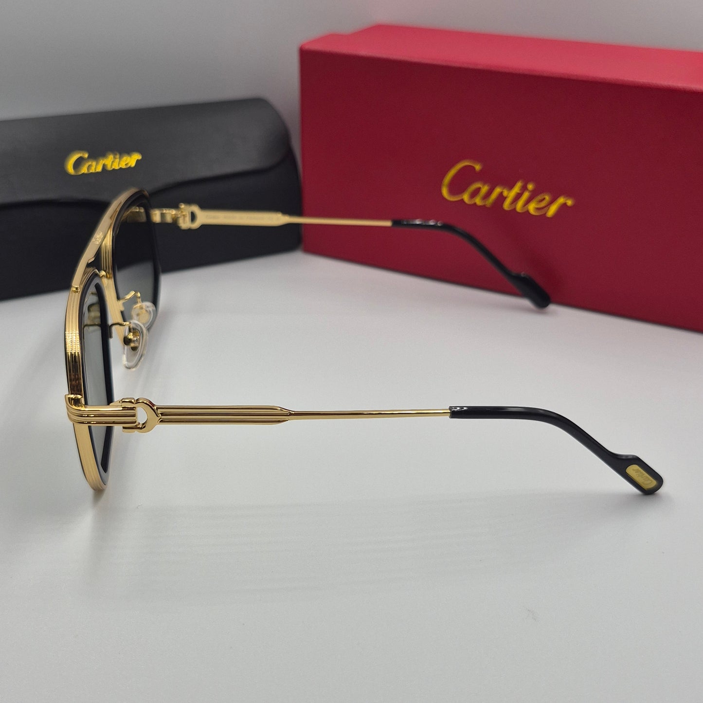 Solaires: CARTIER CT0863S doré vert