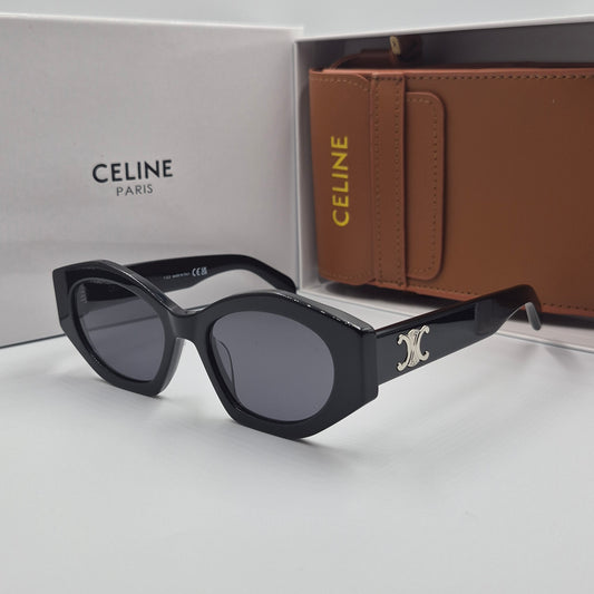 Solaires: CELINE Triomphe CL40238U argent noir